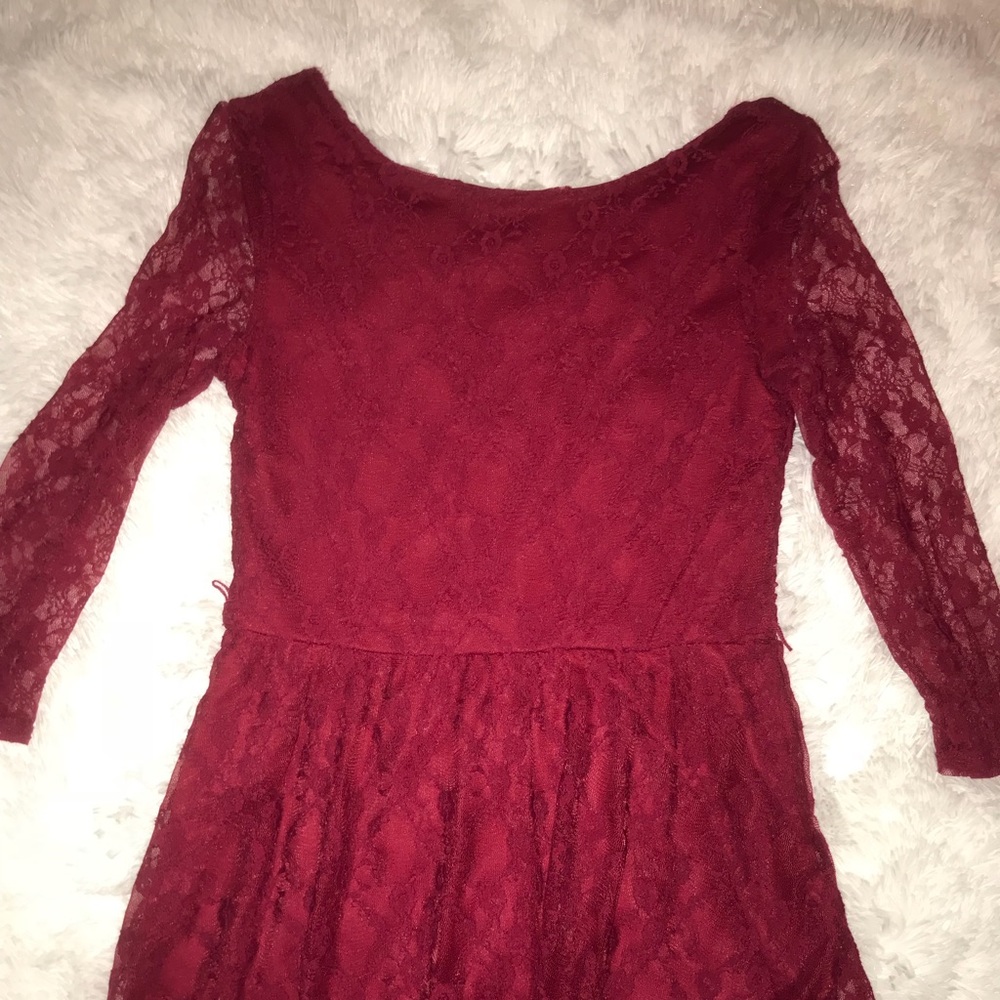 Red Lace Dress